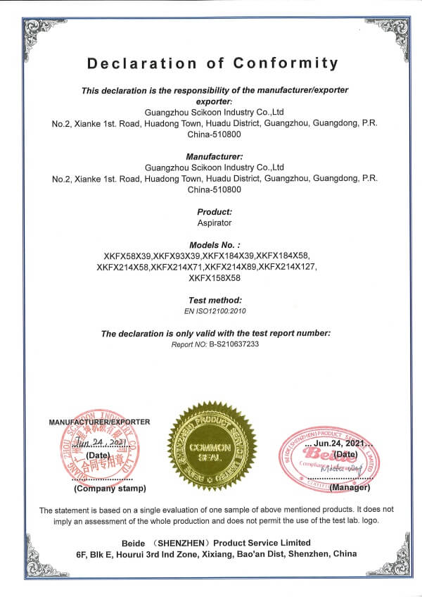 Scikoon Certificate 10