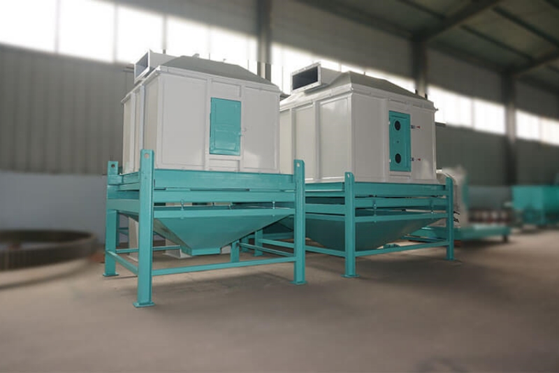 vertical pellet cooler